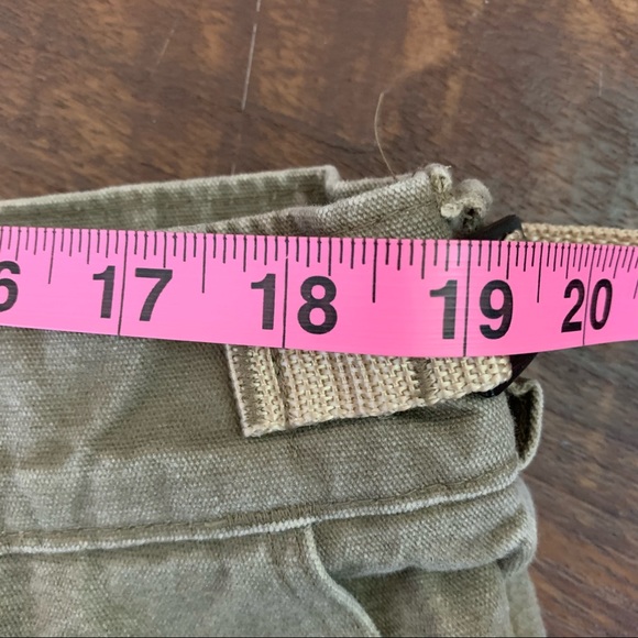SOLD!  Columbia Brush Pants Mens 40 x 32 Green Tan Outdoor Hunting Field Work - Picture 13 of 13